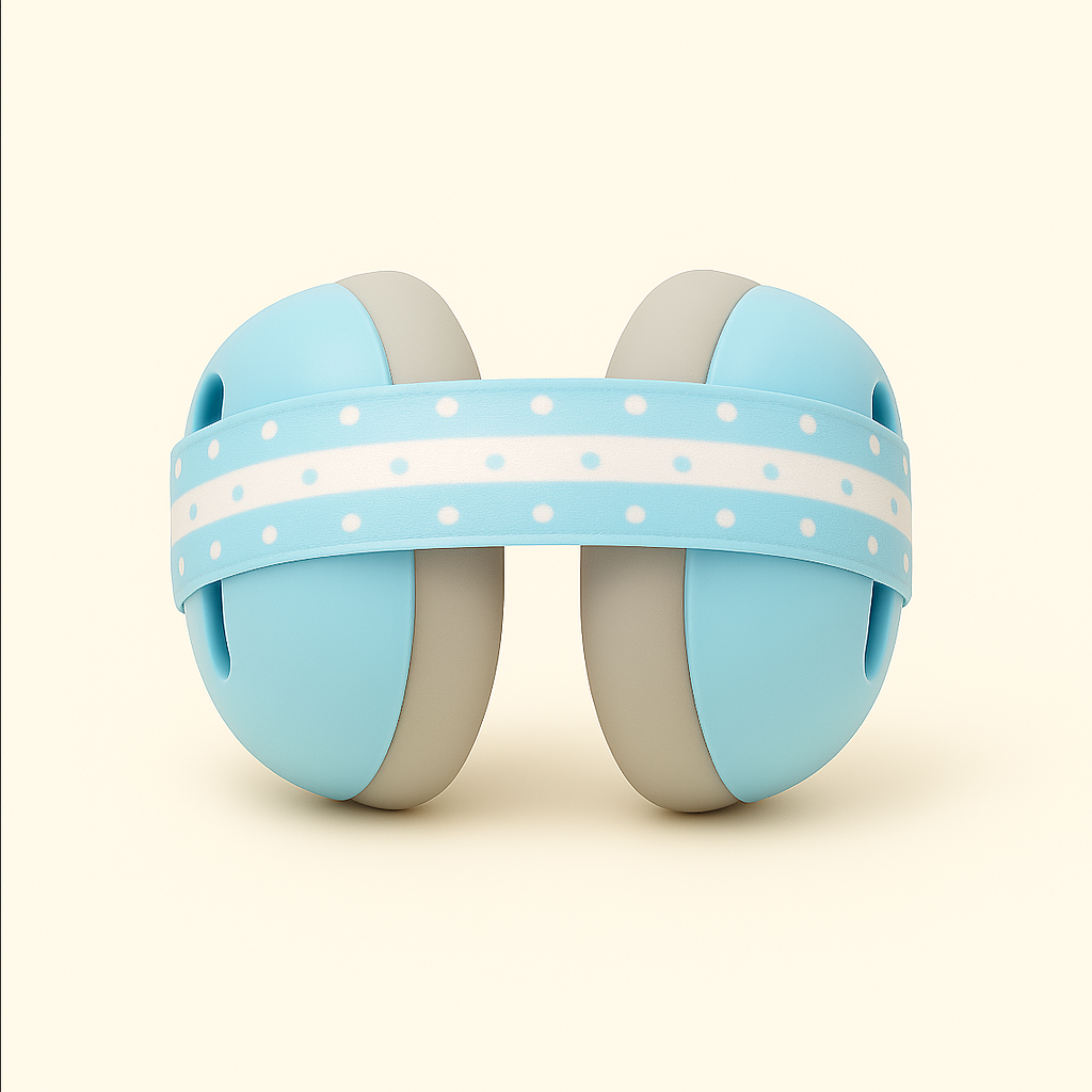 Casque de protection auditive bleu