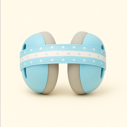 Casque de protection auditive bleu