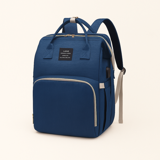 Sac à langer 2-en-1 Bleu Marine