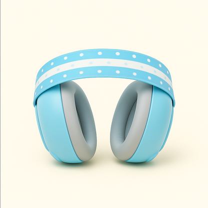 Casque de protection auditive bleu