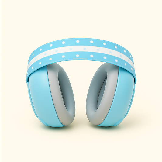 Casque de protection auditive bleu