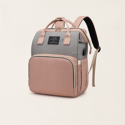 Sac à langer 2-en-1 Vieux Rose