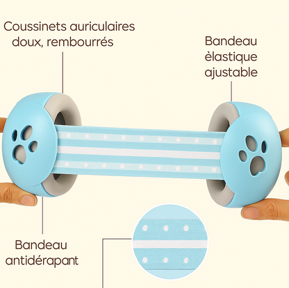 Casque de protection auditive bleu