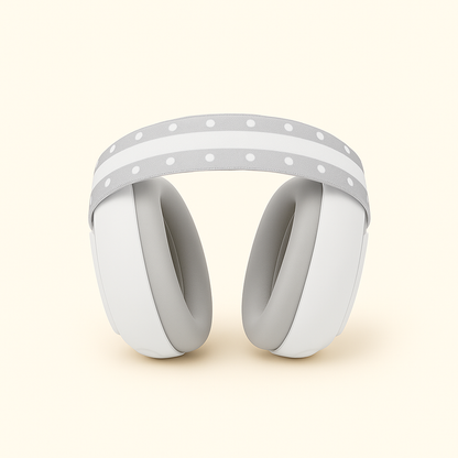 Casque de protection auditive blanc/gris