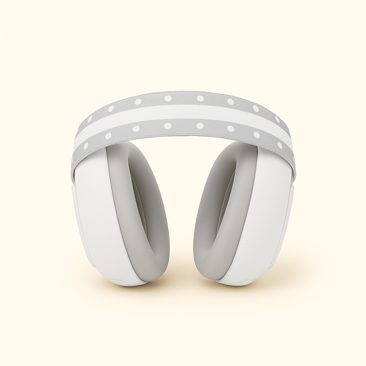 Casque de protection auditive blanc/gris